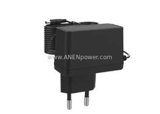 China 24W Vertical EU Plug CE Certified 12V 24V AC DC Adapter 36V Switching Power Supply with EN/IEC 62368 supplier